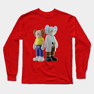 Rick and Morty kaws Long Sleeve T-Shirt